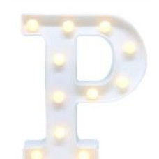 Letra Luminosa P - 002387